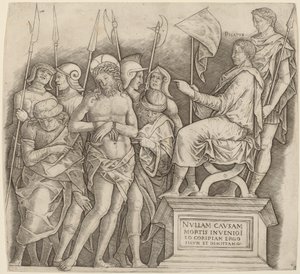Christ devant Pilate - Giovanni Antonio da Brescia