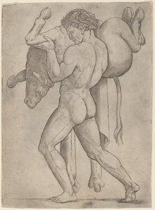 Hercule et le taureau crétois
