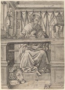 Saint Jérôme dans son étude
