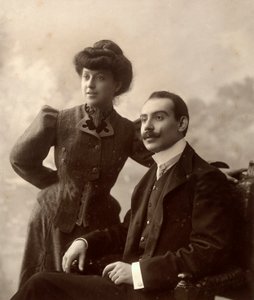 Alfredo Trombetta avec sa femme
