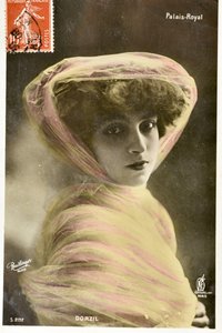 Carte postale : Palais Royal - Portrait de Dorzil, artiste - Phillipe de Marlier