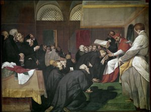 Quadroni de San Carlo: épisode de la vie de Saint Charles Borromée: fondation du Collège des Jésuites, Barnabites et Théatins