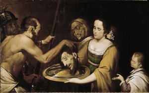 Salomé avec la tête de Saint Jean-Baptiste - Giovanni Battista  Crespi