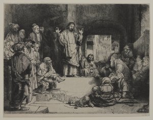 Christ prêchant (La Petite tombe), c.1652 - Giovanni Battista Tiepolo