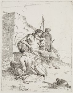 Famille de satyres avec l