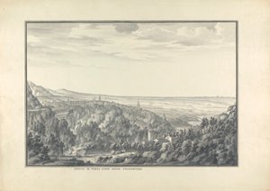 Vue de Tivoli en direction du vent du nord - Giovanni Battista Borra