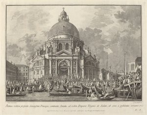 Visite annuelle du Doge à Santa Maria della Salute - Giovanni Battista Brostoloni