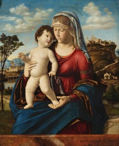 Madone et enfant dans un paysage - Giovanni Battista Cima da Conegliano