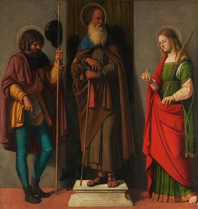 Trois saints : Roch, Antoine Abbé et Lucie, c.1513