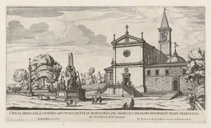 Église dédiée à S. Pietro Apostolo (Église de San Pietro in Montorio) - Giovanni Battista Falda
