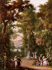 Scènes de jardin, c. 1765