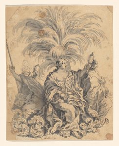 Groupe de sucreries avec Foi, Prudence et Fidélité (?) - Giovanni Battista Lenardi