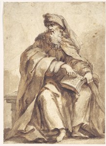 Prophète assis