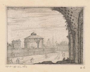 Restes des Thermes de Dioclétien à Rome