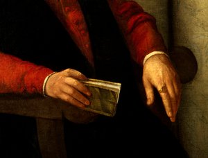 Portrait présumé de François Rabelais (1494-1553), écrivain et médecin français (détail)