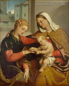 Le Mariage Mystique de Sainte Catherine - Giovanni Battista Moroni