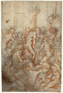 Étude pour la Purification de la Vierge - Giovanni Battista Naldini