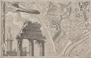 Nuova pianta di Roma data in luce da Giambattista Nolli l’année MDCCXLVII, connue sous le nom de La Pianta Grande di Roma