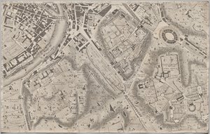 Nuova pianta di Roma data in luce da Giambattista Nolli l’année MDCCXLVII, connue sous le nom de La Pianta Grande di Roma