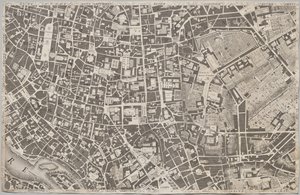 Nuova pianta di Roma data in luce da Giambattista Nolli l’année MDCCXLVII, connue sous le nom de La Pianta Grande di Roma
