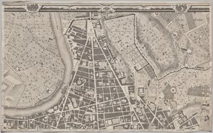 Nuova pianta di Roma data in luce da Giambattista Nolli l’année MDCCXLVII, connue sous le nom de La Pianta Grande di Roma - Giovanni Battista Nolli