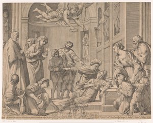 Mort de sainte Cécile