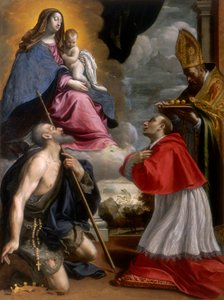 Madone avec Enfant et Saints