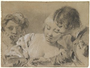 Nourrir le chien - Giovanni Battista Piazzetta