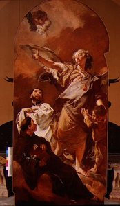 Ange Gardien avec Saint Antoine de Padoue et Saint Gaetano Thiene