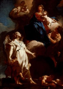 La Vierge apparaissant à l