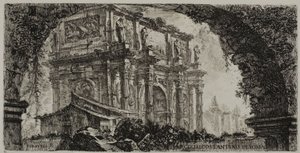 Arc de Constantin à Rome, planche 9 de Quelques vues d