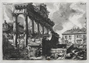 Avanco del Tempio della Concordia - Giovanni Battista Piranesi