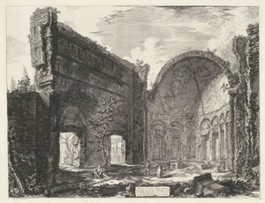 Bibliothèque de la Villa Adriana à Tivoli