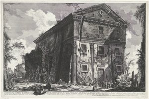 Chiesa di Sant’Urbano à Rome (Vedute di Roma disegnate ed incise da Giambattista Piranesi architetto Veneziano)