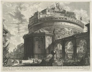 Château Saint-Ange à Rome (Vues de Rome) - Giovanni Battista Piranesi