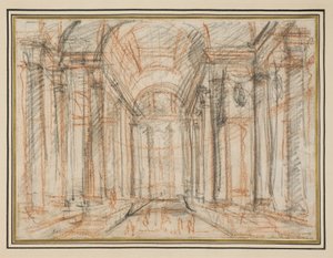 Fantaisie basée sur le porche du Panthéon