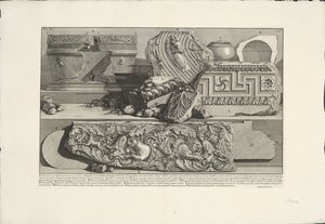 Fragmenten uit de Tombe van Caecilia Metella te Rome - Giovanni Battista Piranesi