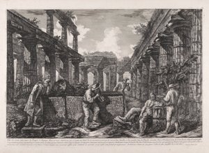 Frontispice, de Différentes vues de - Giovanni Battista Piranesi