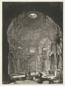 Intérieur du Tempio della Tosse à Tivoli