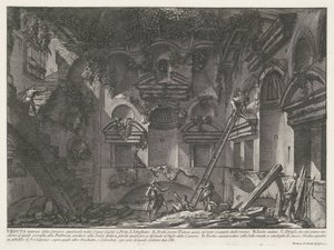 Intérieur de tombeau près de Vigna Casali - Giovanni Battista Piranesi