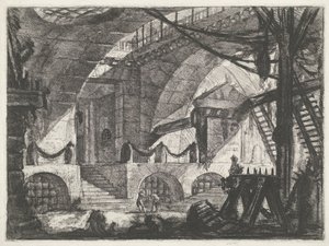 Prison avec chevalet de sciage