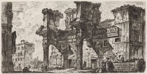 Partie du Forum de Nerva - Giovanni Battista Piranesi