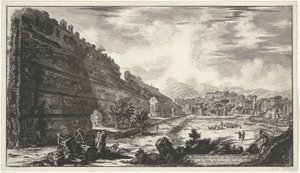 Pecile dans la Villa Adriana à Tivoli - Giovanni Battista Piranesi