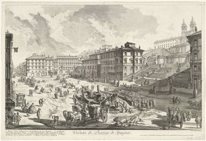 Piazza di Spagna à Rome - Giovanni Battista Piranesi