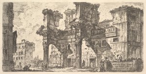 Planche 1 : Partie du Forum de Nerva Parte del Foro di Nerva, vers 1748 - Giovanni Battista Piranesi