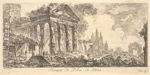 Planche 21 : Temple de Pola en Istrie, vers 1748 - Giovanni Battista Piranesi