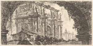 Planche 9 : Arc de Constantin à Rome, vers 1748 - Giovanni Battista Piranesi