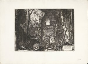Ruine dans la Villa Barberini