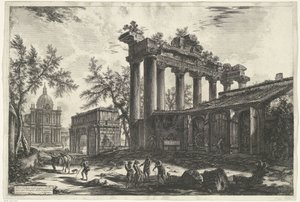 Temple de Saturne à Rome