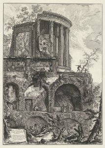 Temple de Vesta à Tivoli - Giovanni Battista Piranesi